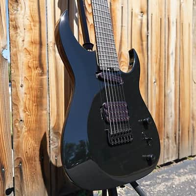 Schecter DIAMOND SERIES Sunset-7 Triad - Gloss Black 7-String Electric Guitar image 3