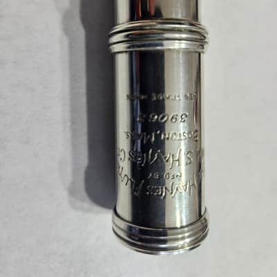 Haynes Handmade Flute 1971 - Silver image 2