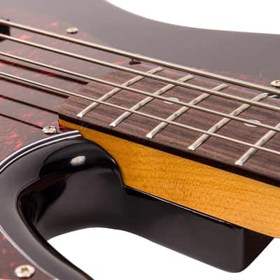 Vintage VJ74BLK ReIssued Series Bass - Gloss Black image 3