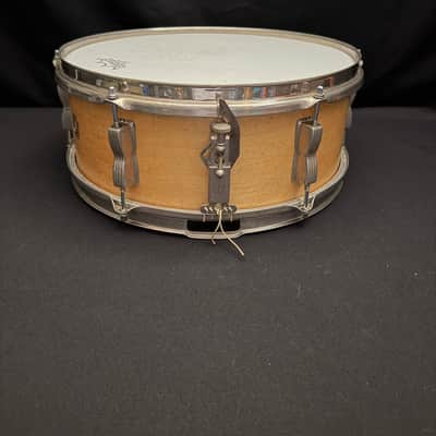 WFL Ludwig Pioneer 14" x 5" Snare Drum 1950's - Natural Maple image 4