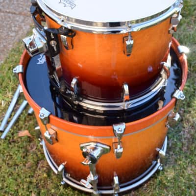 Pearl Session Custom 4 piece all maple drum set kit Excellent! image 8
