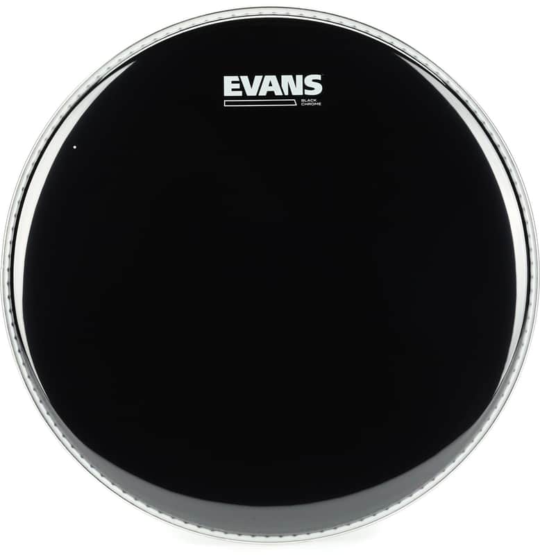 Evans Black Chrome Tom Batter Head - 13 inch (3-pack) Bundle image 1
