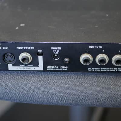 Lexicon LXP-5 Effects Processing Module 1990s - Black, 2 Units with Rack Frame image 6