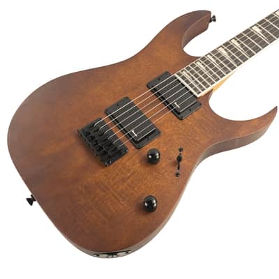 Ibanez Gio GRG121DX Walnut Flat Electric Guitar (Used) image 9
