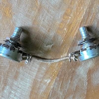 Vintage 1954 Fender Telecaster Pots Potentiometers 250k Stackpole 50s image 2