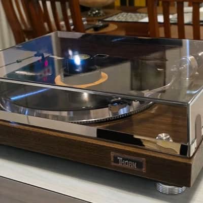 VINTAGE THORN RESTORED TURNTABLE/33/45 SPEED/CHROME STYLE image 12