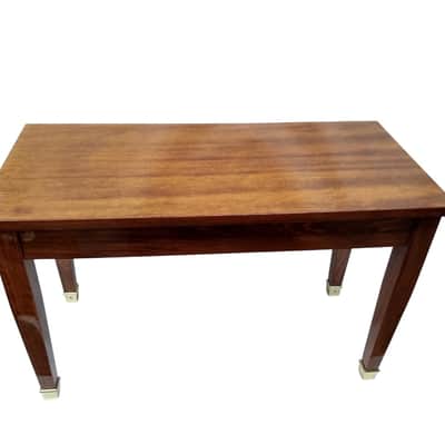 Frederick Duet Walnut Polish Hard Top Bench w/Brass image 3