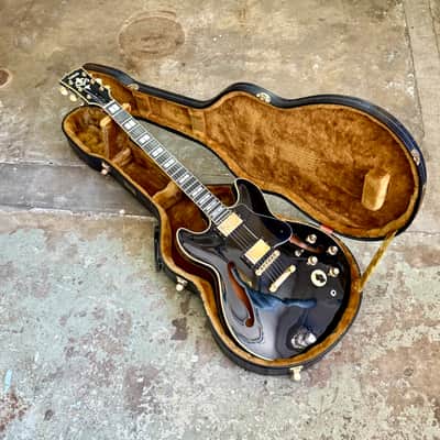 Yamaha SA-2000 Semi-Hollow c 1980 black beauty original vintage MIJ Japan varitone mono image 1