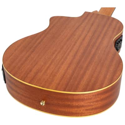 Ortega RCE133-7 Family Series Pro Solid Spruce Top Nato Neck Nylon 7-String Classical Acoustic-Electric Guitar w/Gig Bag image 17