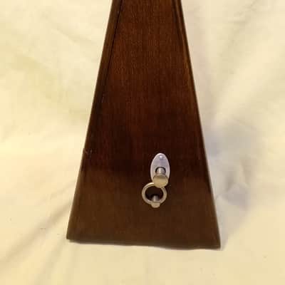 Fully Restored Paquet Antique Maelzel Bell Metronome 1900s Walnut / Fruitwood, Has Silver Trim image 3