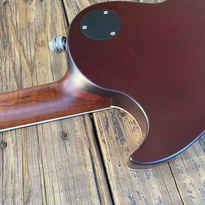 Harley Benton AguFish LTD Signature 2020 Purple Electric Guitar Hunter Engel roasted maple neck image 9