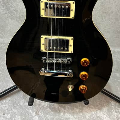 Hamer DC double cutaway electric guitar transparent black (made in Korea) image 11