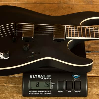 ESP LTD MH-1000 NT 27" Baritone - Macassar Ebony - Black Satin image 8