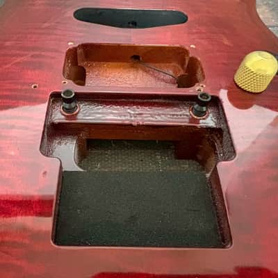 1993 Ibanez S540FM Body Mahogany Transparent Red Made in Japan image 6
