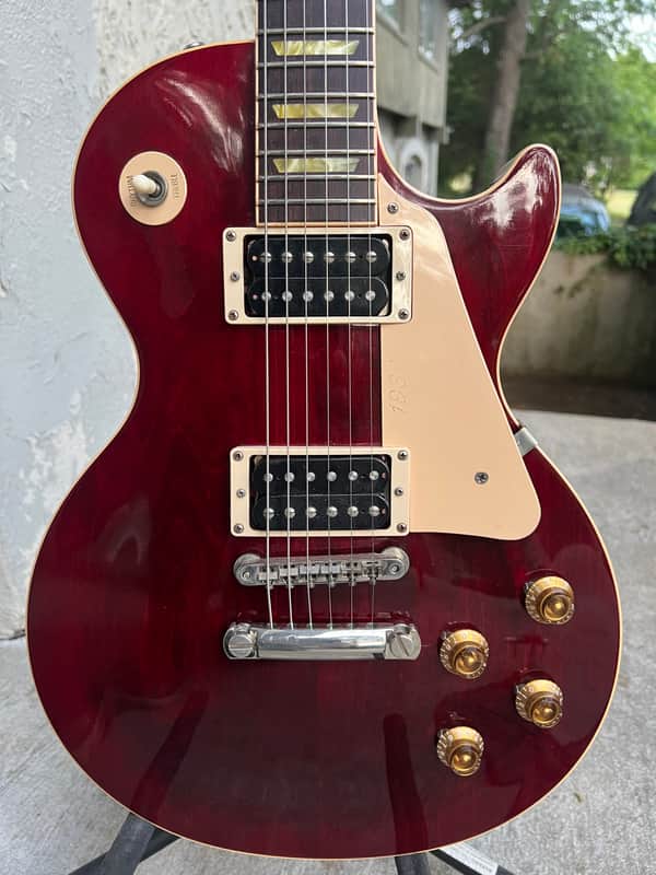 1960 Reissue 2001 Gibson Les Paul Classic - Translucent Red image 1
