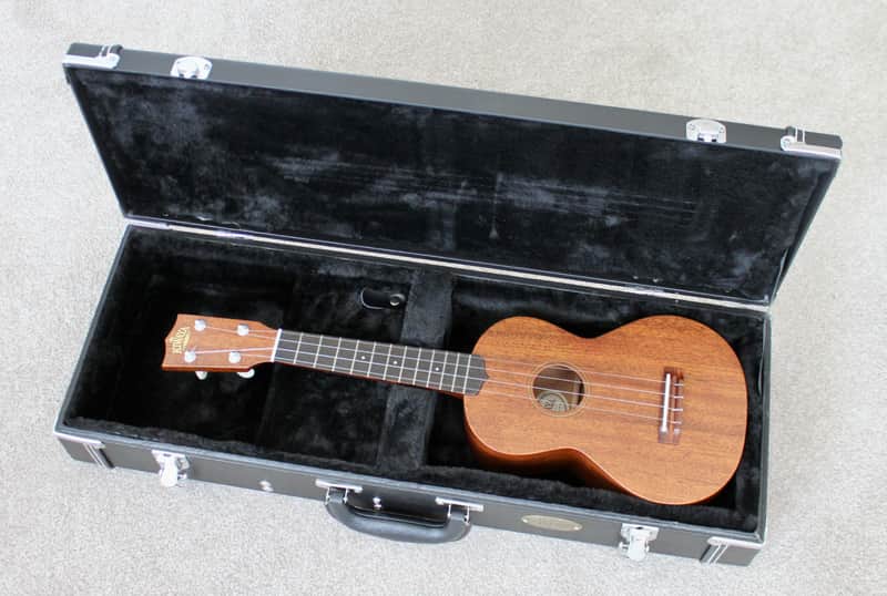 Brand New Fremont Brand Handsome Black Rectangular Hard Case For Concert Ukulele image 1