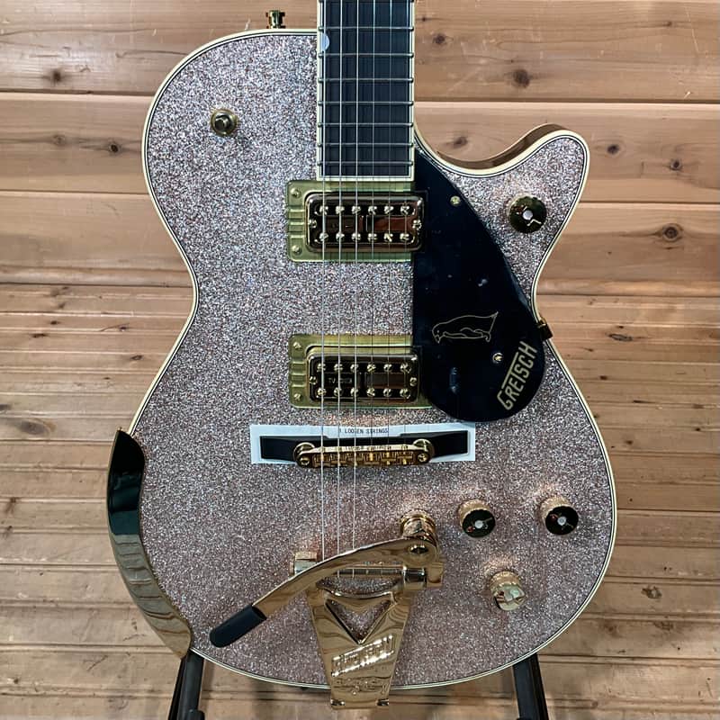 Gretsch G6134TG Limited Edition Penguin Electric Guitar - Champagne Sparkle image 1