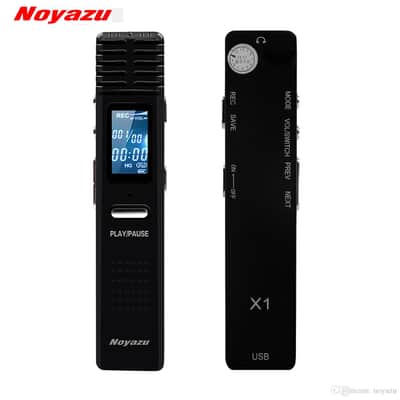 NEW Noyazu X1 8GB Digital Voice Recorder | 550 hrs MP3 Professional Audio Player  | Free Ship image 2