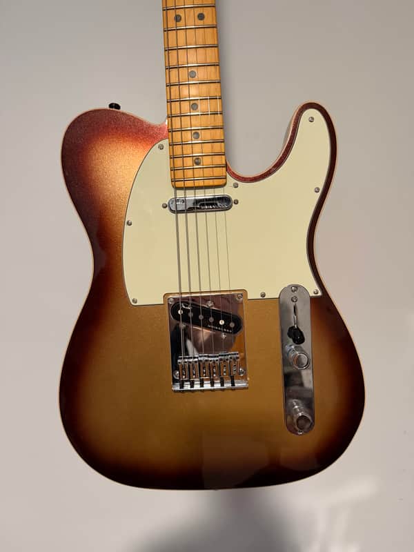Fender American Ultra Telecaster with Maple Fretboard 2019 - Present Mocha Burst image 1