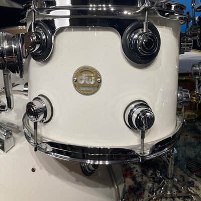 David Palmer's Rod Stewart DW, Collectors Series 4-Piece Custom Maple Set, Stunning! 2008 - White Glass image 16