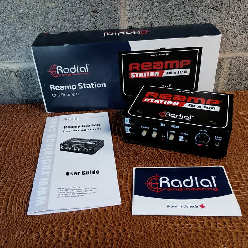 Radial DI x JCR Reamp Station - Black image 1