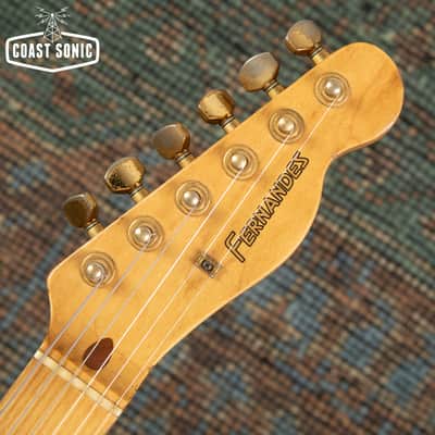 1992 Fernandes TE-85 Telecaster Active Pickups made in Japan Rare Brown Burst Finish image 11