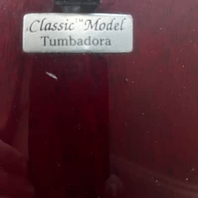 Vintage 1998 LP Classic Tumbadora Conga - 12.5" Red - Martin Cohen image 8