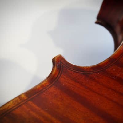Lamy JTL French Violin 4/4 Antonio Stradivarius Model Circa-1930s-1940s-Reddish Varnish image 23