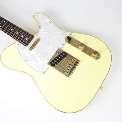 Fender Custom Telecaster 1999 MIJ Vintage White and Gold MINT The Edge U2 image 13