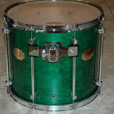 Premier Signia 5Pc Drum Set. Emerald Green Lacquer. Maple Shells. Excellent! image 9