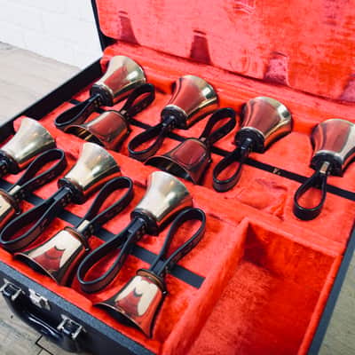 Schulmerich Handbells Case A 1st Octave C5-C6 set in excellent condition (church owned) image 2