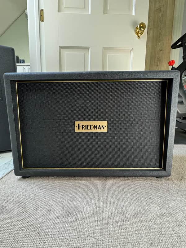 Friedman 212EXT 120-Watt 2x12" Closed-Back Guitar Speaker Cabinet 2014 - Present - Black Bild 1