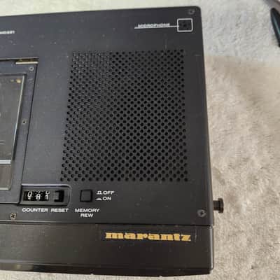 Very Clean Rebuilt Marantz PMD221 Full & 1/2 Speed Cassette Recorder image 2