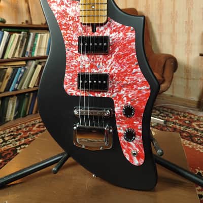 Samara Style Black Electric Guitar Rare USSR Era Tribute Custom Options image 9