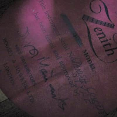 Framus Zenith Josh White 1957 skiffle jazz blues 4/4 folk large parlor guitar new set-up image 18