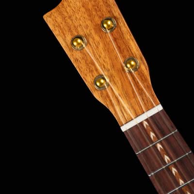 olaMestre curly redwood tasmanian Blackwood soprano ukulele image 8