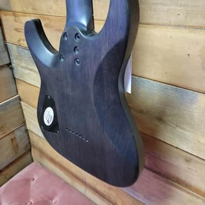 Schecter Guitar Research Omen Elite-7 - See-Thru Blue Burst image 15