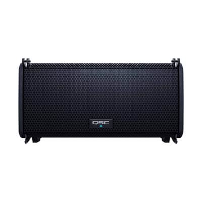 QSC LA108 8" Active Powered Line Array DJ PA Speakers 4 Pack w Stands & Cases image 3