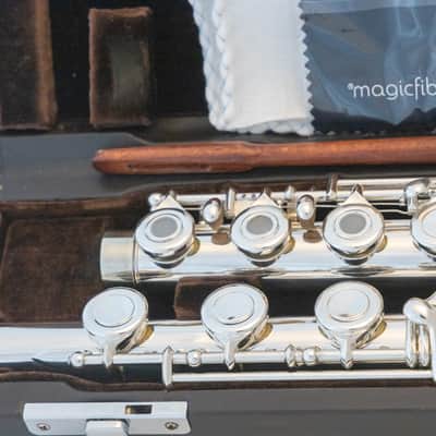 Di Zhao DZ-470 Open-hole Intermediate Flute *Split-E *Silver headjoint *Low-B *Overhauled New Pads image 5