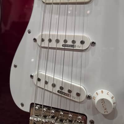 Fender Jimmy Vaughn Partscaster Strat W/ Highway 1 Neck & Kinman PUs - 2006 - Candle Apple Red W/ HSC (C016-26) image 5