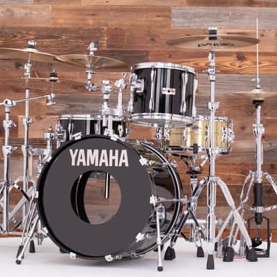 Yamaha Recording Custom (9000) 3 Piece Drum Kit, Piano Black (Pre Loved) Bild 1