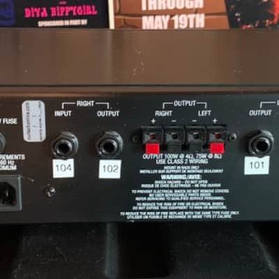Alesis RA100 Reference Amplifier 1990s - Black image 4