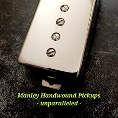 Manley Handwound Pickups- Single Coil Humbucker Sized P90 Dual AlNiCo 5 Manley image 3
