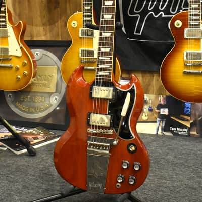 Gibson Custom Shop Historic Collection 1961 SG Standard VOS 2018 - Faded Cherry［Maestro Vibrola Mod］［Yk012］ image 2