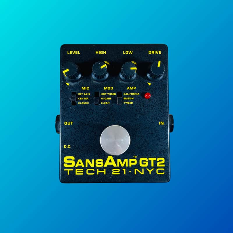 Tech 21 SansAmp GT2 Tube Amp Emulation Pedal image 1
