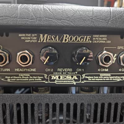 Mesa Boogie Mark Five 35 2-Channel 35-Watt All Tube 1x12" Guitar Combo image 11