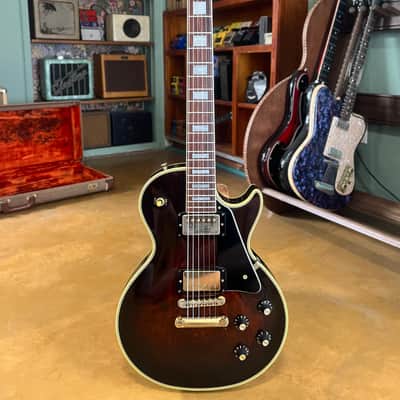 1980s Greco EGC68-50 Violin Sunburst MIJ Les Paul Custom w/ Original Electronics, F.G.T. Hardware & Hardshell Case image 2