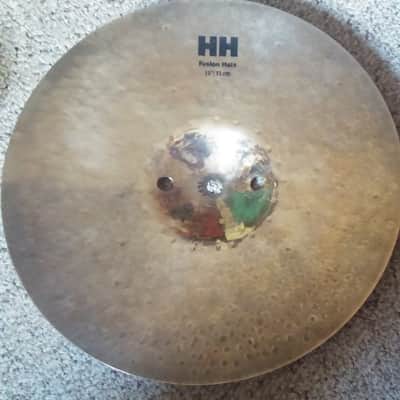 Sabian 13" HH BRILLIANT Fusion Hat BOTTOM CYMBAL Beautiful Hand Hammered SWEEEEET ! image 5