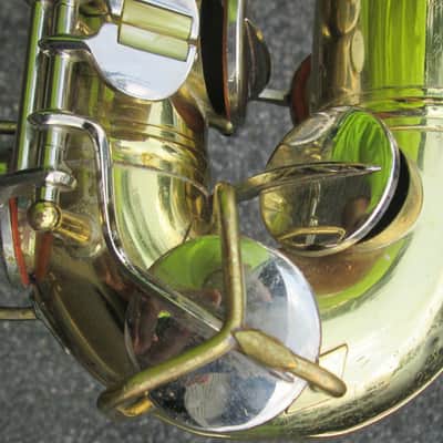 Vintage 1957 CONN USA Director Shooting Star Alto Sax Saxophone !  TESTED, PLAYS FINE! image 9