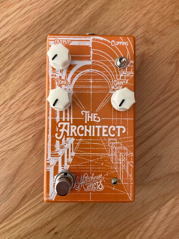 Matthews Effects The Architect Foundational Overdrive/Boost 2010s - Amber image 1